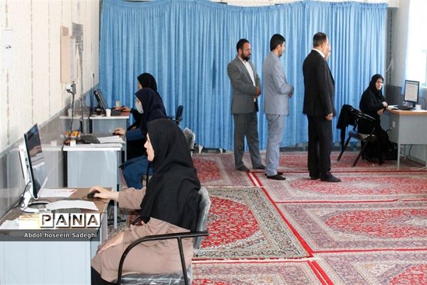 بازدید ناظر اداره‌کل آموزش و پرورش خراسان رضوی از حوزه‌های آزمون و تصحیح امتحانات نهایی 1402 شهرستان کلات