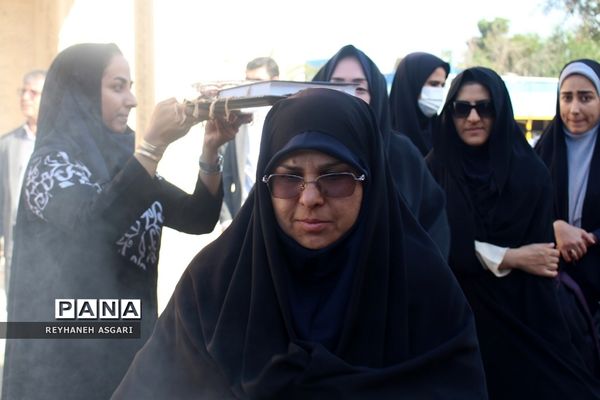 اعزام کاروان فرهنگیان شهرستان‌های تهران به مقصد مشهد مقدس جهت شرکت در رزمایش کشوری طرح «ولایت»