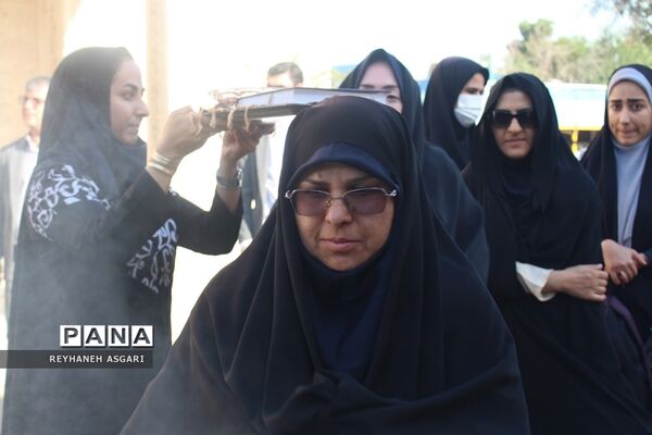 اعزام کاروان فرهنگیان شهرستان‌های تهران به مقصد مشهد مقدس جهت شرکت در رزمایش کشوری طرح «ولایت»