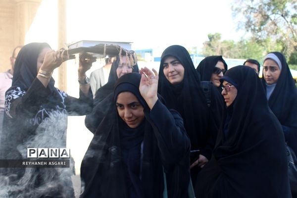 اعزام کاروان فرهنگیان شهرستان‌های تهران به مقصد مشهد مقدس جهت شرکت در رزمایش کشوری طرح «ولایت»