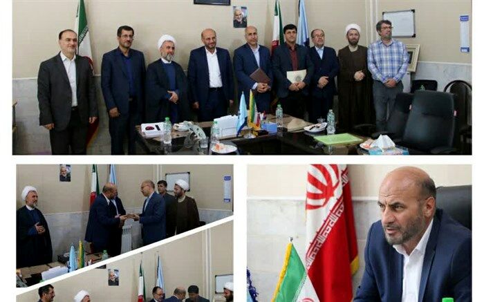 برگزاری آیین تکریم و معارفه مدیر دبیرستان استعدادهای درخشان شهید بابایی دو