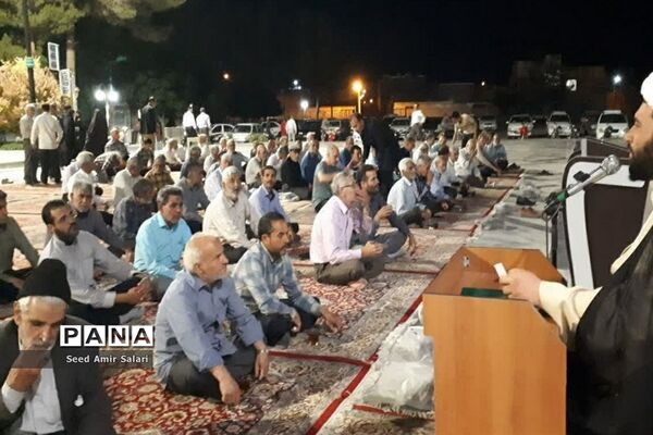 مراسم شهادت امام جواد(ع) در آرامگاه شهید‌مدرس کاشمر
