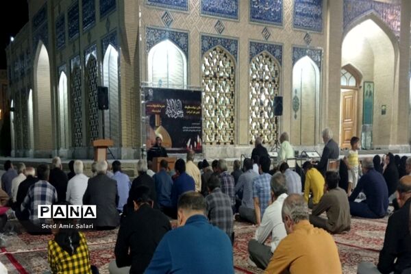 مراسم شهادت امام جواد(ع) در آرامگاه شهید‌مدرس کاشمر
