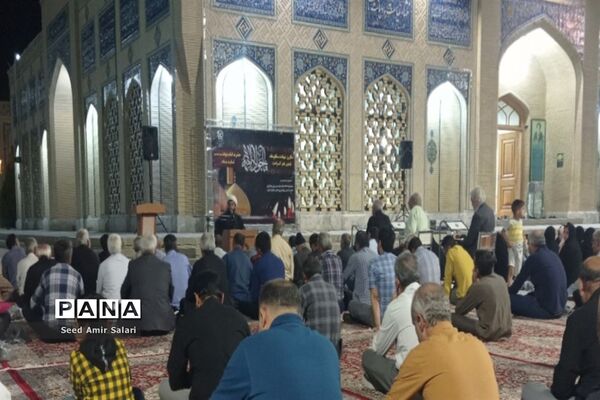 مراسم شهادت امام جواد(ع) در آرامگاه شهید‌مدرس کاشمر