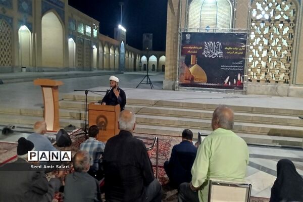 مراسم شهادت امام جواد(ع) در آرامگاه شهید‌مدرس کاشمر