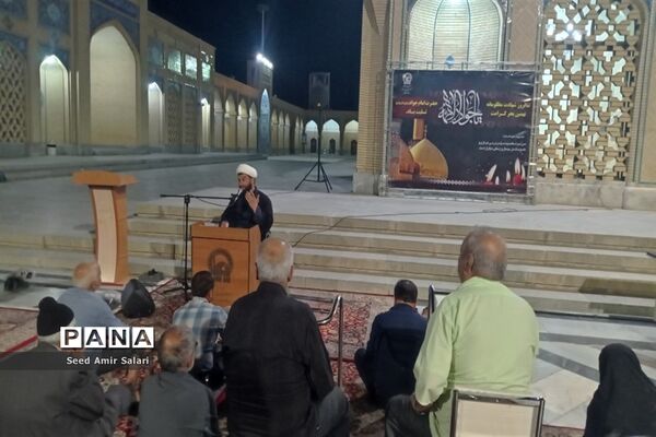 مراسم شهادت امام جواد(ع) در آرامگاه شهید‌مدرس کاشمر