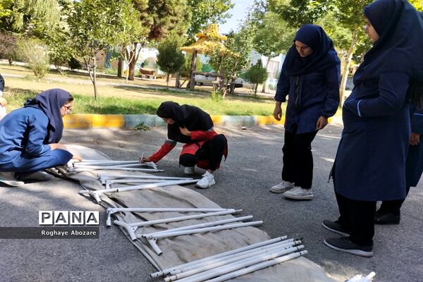 برگزاری کلاس‌های آموزشی هلال احمر در صفادشت