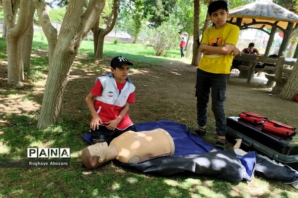 برگزاری کلاس‌های آموزشی هلال احمر در صفادشت
