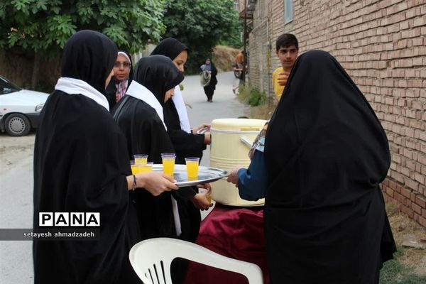 مراسم سالروز ازدواج حضرت زهرا(س) و امیرالمومنین(ع) در گلوگاه