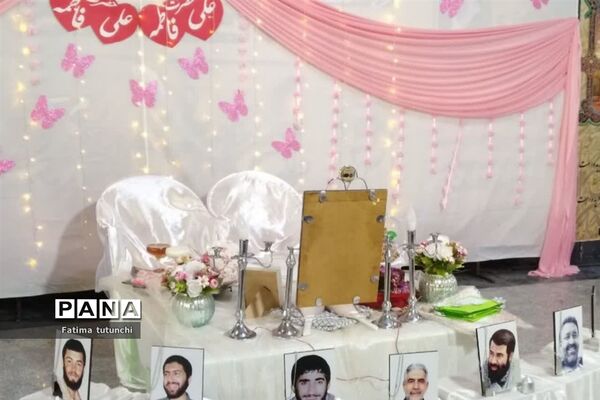 پیوند آسمانی در جوار شهدای گمنام شیراز به مناسبت سالگرد ازدواج حضرت علی(ع) وحضرت فاطمه(س)