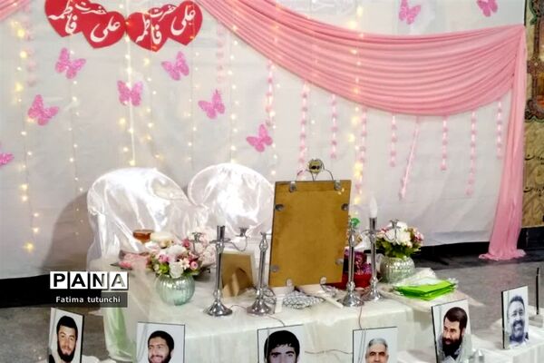 پیوند آسمانی در جوار شهدای گمنام شیراز به مناسبت سالگرد ازدواج حضرت علی(ع) وحضرت فاطمه(س)