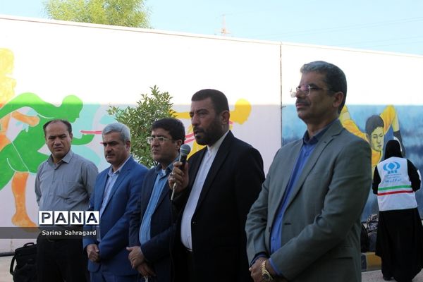 اعزام دانش‌آموزان دختر زیارت اولی  استان بوشهر به مشهد مقدس