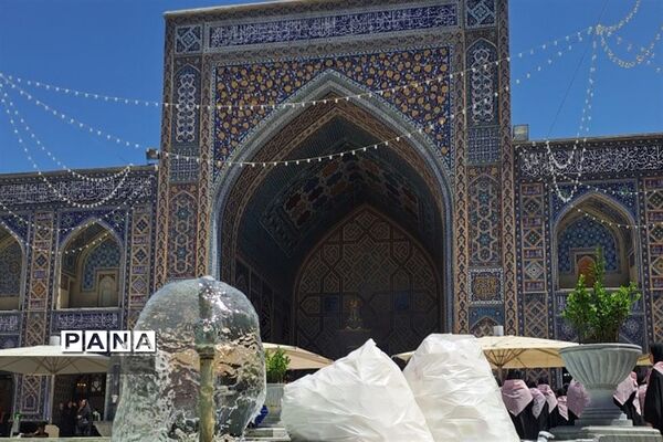 زیارت اولی‌های شهرستان‌های استان تهران در حرم با شکوه امام رضا (ع)