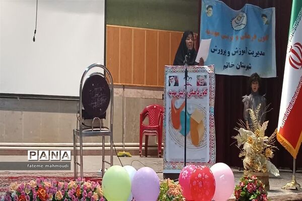 افتتاحیه اوقات فراغت تابستانی کانون مهدیه شهرستان خاتم