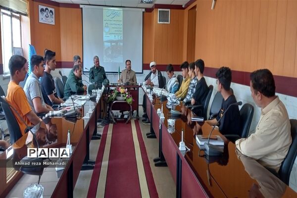بدرقه اولین گروه جهادی هجرت ۳ بسیج دانش‌آموزی کاشمر