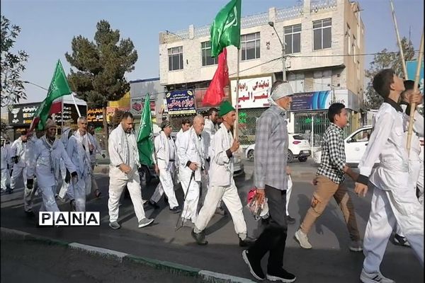آغاز سفر بیست‌و‌دومین کاروان پیاده انصارالحسین از مشهد الرضا تا کربلای معلی