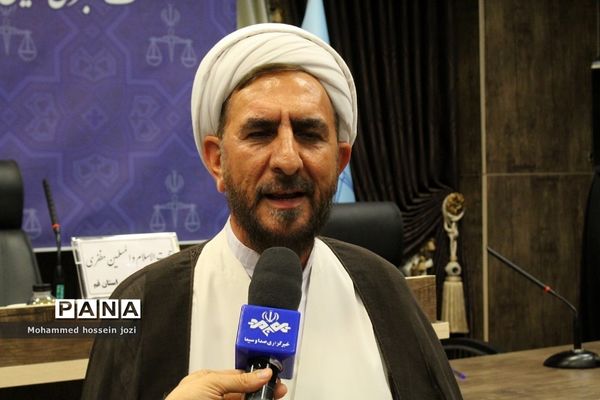 نشست خبری رئیس کل دادگستری و مسئولان قضایی استان قم