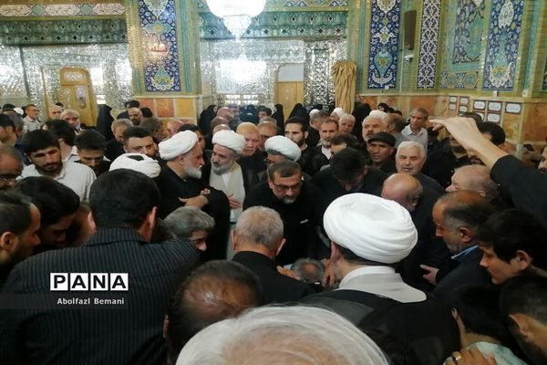 مراسم تشییع پیکر مرحوم حجت الاسلام «آشتیانی» در قم