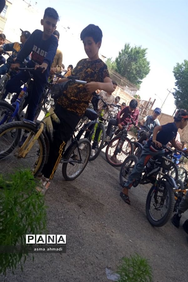 برگزاری همایش بزرگ دوچرخه‌سواری در شهرستان بن