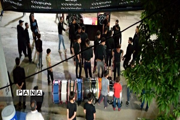 برگزاری مراسم شاه حسین در شهرستان بن