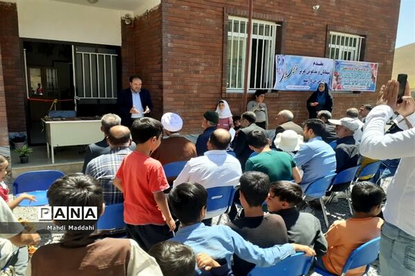 افتتاحیه مدرسه سه کلاسه خیرساز در شهرستان خنداب