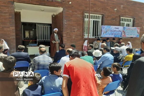افتتاحیه مدرسه سه کلاسه خیرساز در شهرستان خنداب