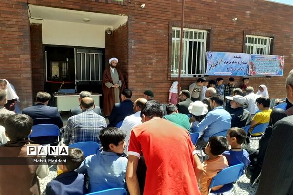 افتتاحیه مدرسه سه کلاسه خیرساز در شهرستان خنداب