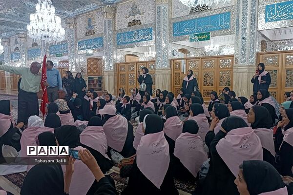 مراسم افتتاحیه اردوی زیارت اولی‌های شهرستان‌های استان تهران در مشهد مقدس
