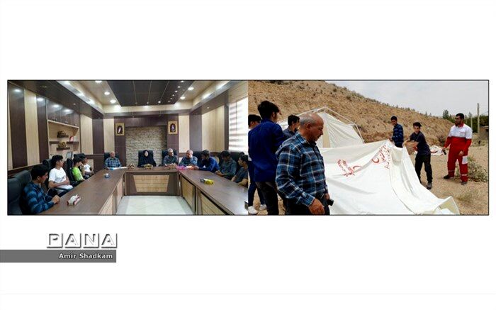 شرکت پسران دانش‌آموز عشایری در پیش اردوی عشایری سمنان