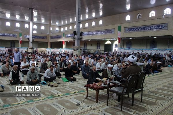 مراسم معنوی دعای عرفه درشهرستان اسلامشهر