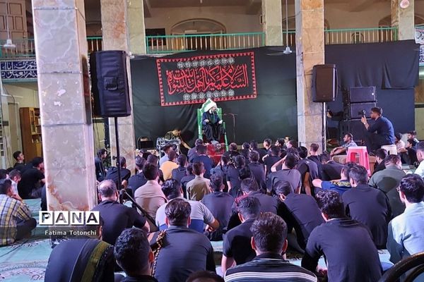 مراسم شام شهادت امام محمدباقر(علیهالسلام) درگلزارشهدای شیراز