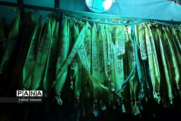 مراسم شام شهادت امام محمدباقر(علیهالسلام) درگلزارشهدای شیراز