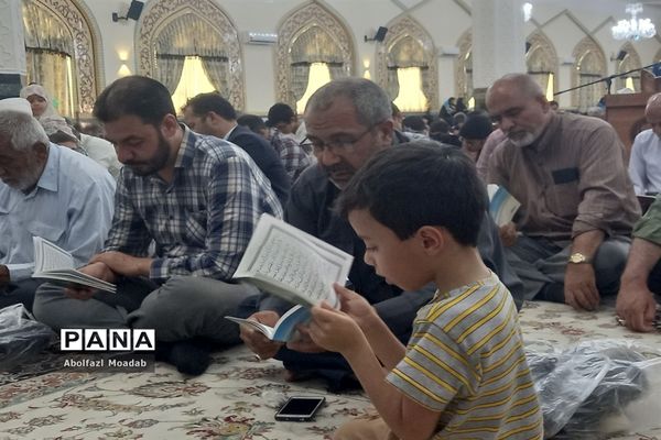 مراسم شام شهادت امام محمدباقر(علیهالسلام) درگلزارشهدای شیراز