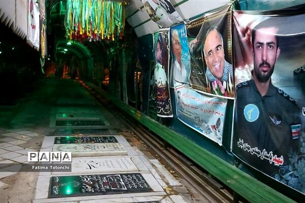 مراسم شام شهادت امام محمدباقر(علیهالسلام) درگلزارشهدای شیراز