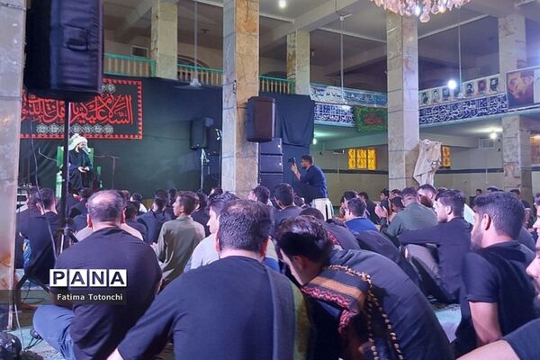 مراسم شام شهادت امام محمدباقر(علیهالسلام) درگلزارشهدای شیراز