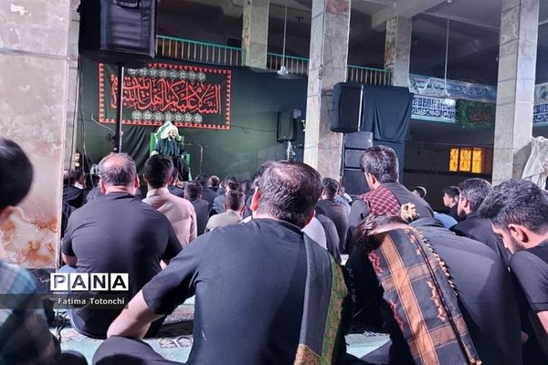 مراسم شام شهادت امام محمدباقر(علیهالسلام) درگلزارشهدای شیراز