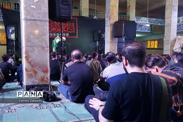 مراسم شام شهادت امام محمدباقر(علیهالسلام) درگلزارشهدای شیراز