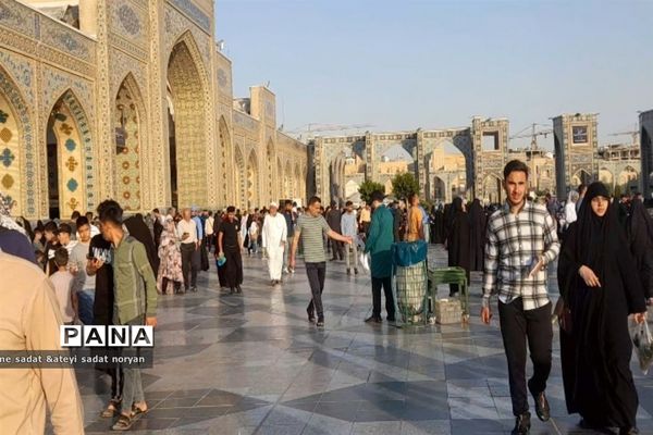 مراسم پر فیض دعای عرفه در حرم  مطهر رضوی