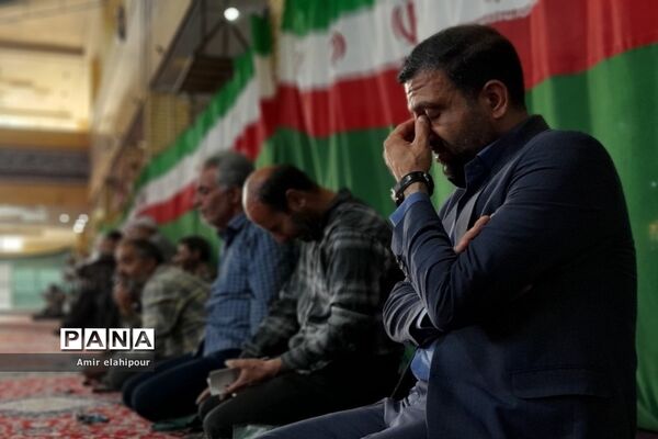 برگزاری مراسم دعای عرفه در مصلی صاحب‌الزمان شهرستان بهارستان