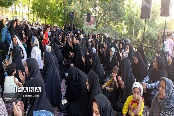 قرائت دعای عرفه در جوار حرم امامزاده سلطان نورالدین اردکان