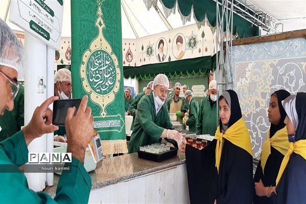 سفر دانش‌آموزان زیارت اولی شهرستان مانه و سملقان به حرم امام رضا(ع)