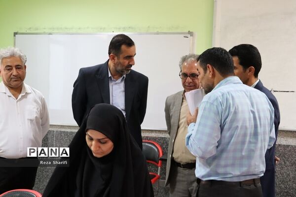 بازدید از روند بررسی مدارک گزینش آزمون استخدامی آموزش و پرورش استان بوشهر