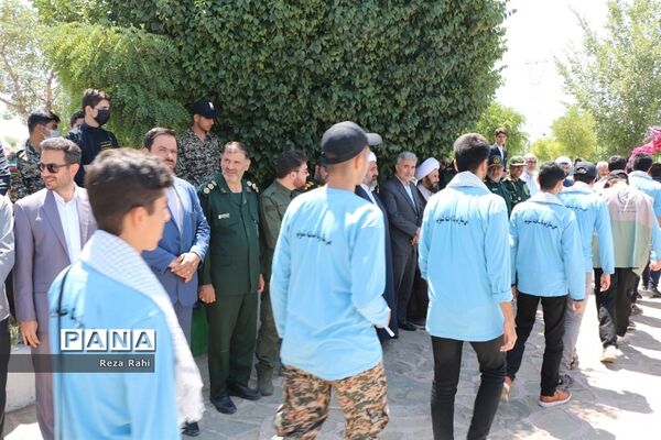 افتتاحیه قرارگاه جهادی خدمت‌رسانی بسیج دانش‌آموزی درخوی