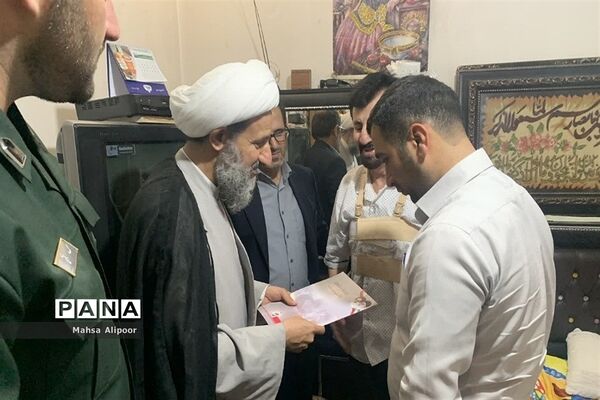 دیدار از خانواده‌های جانباز سید شهرستان‌قرچک