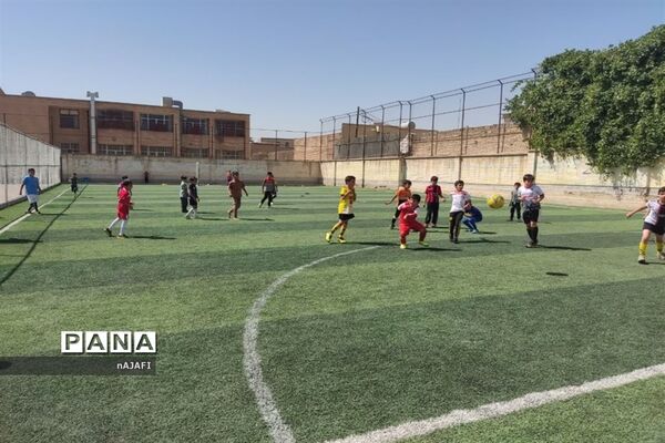 افتتاح دو زمین چمن مصنوعی در آموزش و پرورش شهرستان خمینی‌شهر