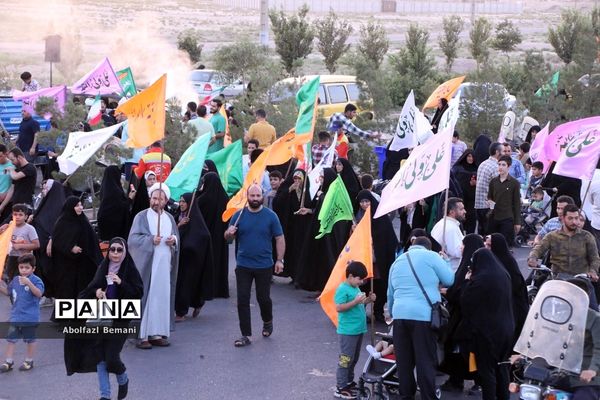راهپیمایی بیعت با امام زمان(عج) به‌مناسبت عید غدیر در قم