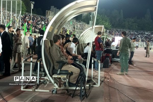مراسم باشکوه جشن بزرگ عید غدیر خم در ورزشگاه حافظیه شیراز