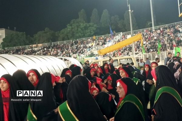 مراسم باشکوه جشن بزرگ عید غدیر خم در ورزشگاه حافظیه شیراز