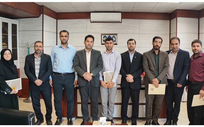 تجلیل از فرهنگیان سادات آموزش و پرورش ملارد