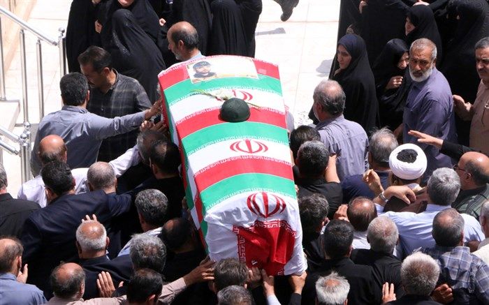 پیکر جانباز شهید «زنجانی» در قم تشییع شد